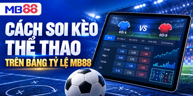 Cách soi kèo thể thao trên bảng tỷ lệ MB88