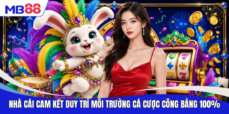 Nhà cái cam kết duy trì môi trường cá cược công bằng 100%